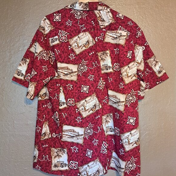 Large Hilo Hattie Hawiian Shirt - Picture 3 of 4